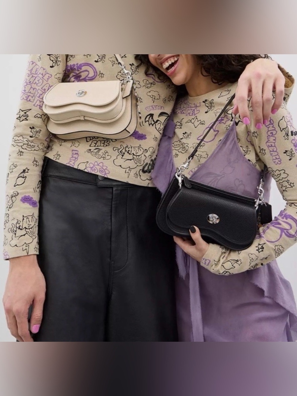 COACHTOPIA 2-in-1 Wavy Double Pouch Bag ☁️ - Picture 3 of 14